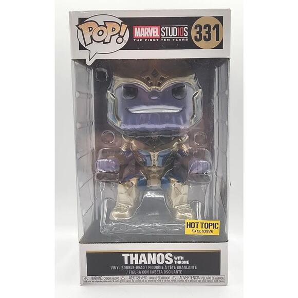 Funko Pop! Thanos With Throne Hot Topic Exclusive # 331  Funko Pop! Marvel Thanos #331 TSB